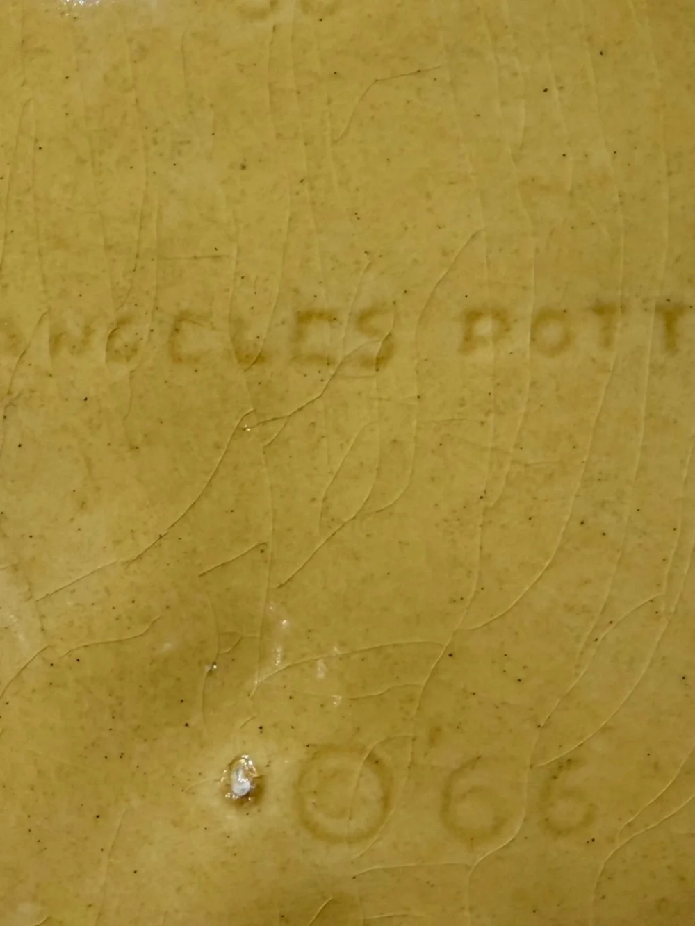 Yellow Floral Ceramic Serving Bowl - Picture 4 of 4